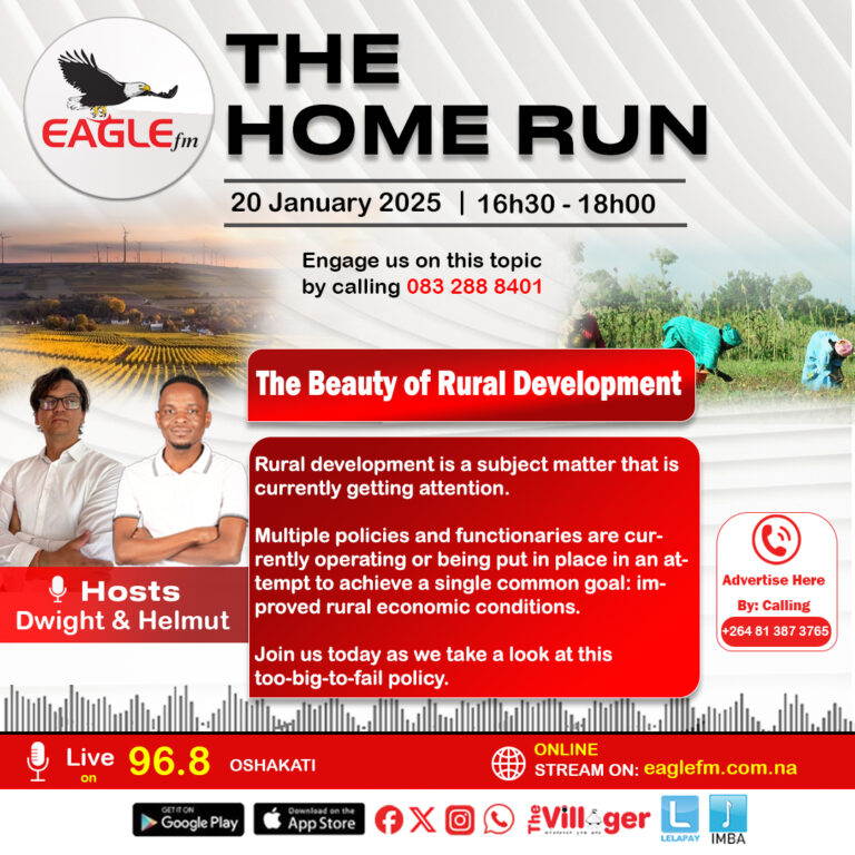 THE HOME RUN WITH DWIGHT AND HELMUT (20 JANUARY 2025) Eagle FM