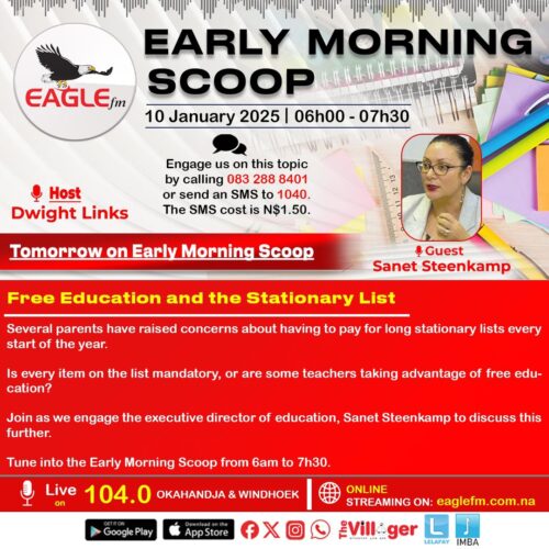 THE EARLY MORNING SCOOP WITH DWIGHT (10 JANUARY 2025)