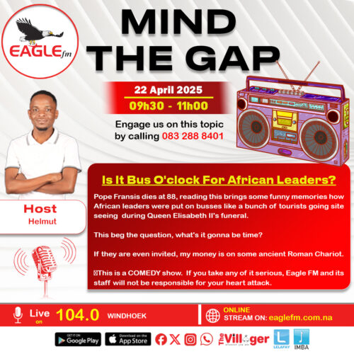 MIND THE GAP WITH HELMUT (22 APRIL 2025)