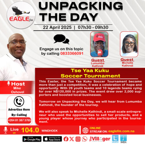 UNPACKING THE DAY WITH MIKE OSHOVELI (22 APRIL 2025)
