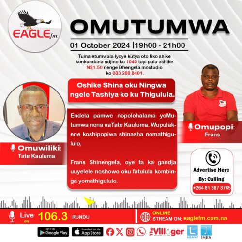 OMUTUMWA PAMWE NA KAULUMA (1 OCTOBER 2024)