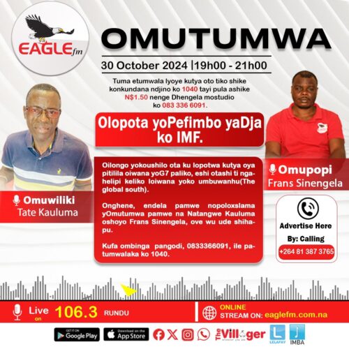 OMUTUMWA PAMWE NA KAULUMA (30 OCTOBER 2024)