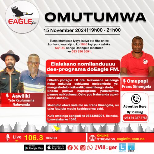 OMUTUMWA PAMWE NA KAULUMA NA NALUVANDA (15 NOVEMBER 2024)