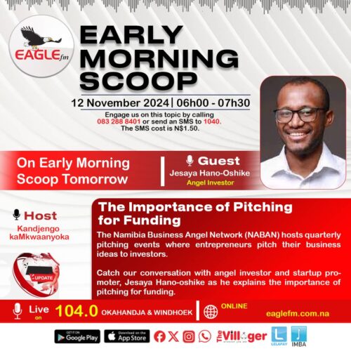 THE EARLY MORNING SCOOP WITH KANDJENGO (12 NOVEMBER 2024)